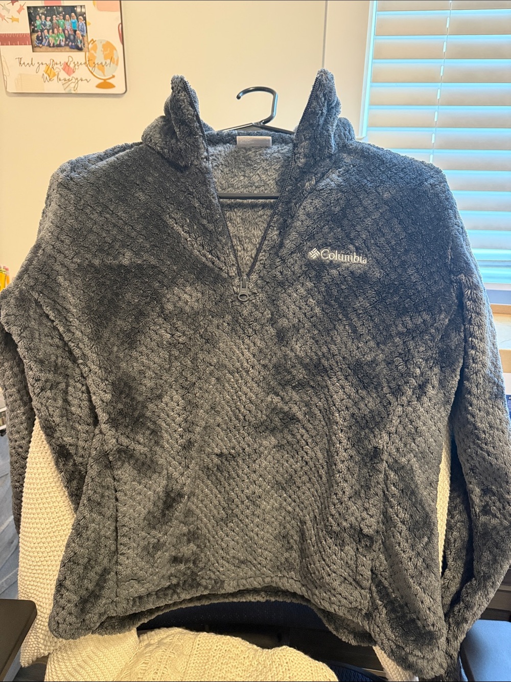 Columbia Dark Gray Plush Half-Zip Fleece Pullover